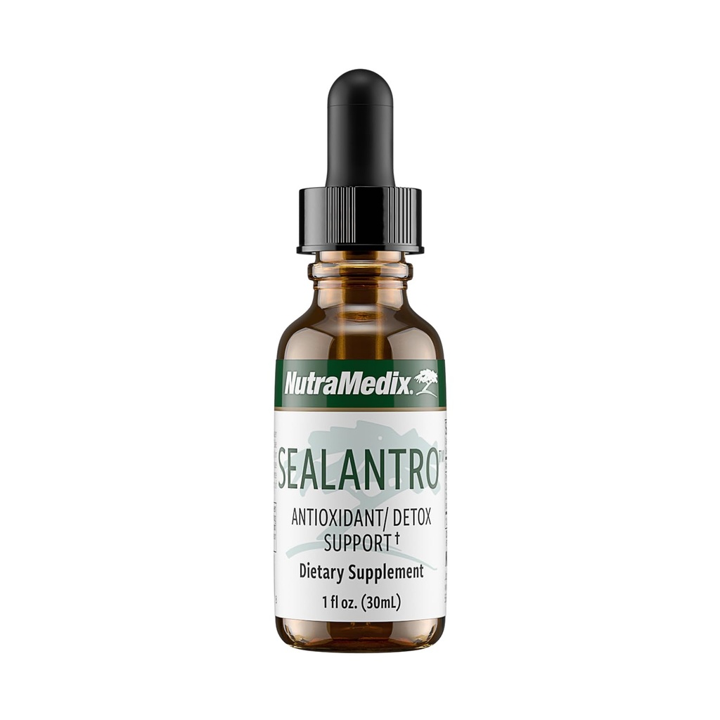 NutraMedix Sealantro - Body Drops & Antioxidant Supliment - Chlorella, Pacific Cold-Apa Red Seaweed & Cilantro Extract - Herbal Detox Formula (1oz)