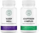 Somn bine & Adaptogen Complex Bundle - Calmant Minte și ajutor de stres pentru o viață bine odihnită și echilibrată