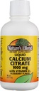 Citratul de calciu al naturii cu D3 lichid aromat de afine 16 oz Fiecare (Pachet de 5)