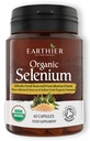 Seleniu organic 200 mcg cu iod și dioxid de siliciu Toate de produse alimentare ecologice certificate - două luni de aprovizionare