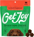 Get Joy Digestion Chews, Gut Health Supplement for Dogs, Vet Recomandat Soft Daily Digestive Health & Immune Support with Prebiotics, Probiotics & Postbiotics, Made in USA, 90 Count