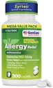 GenCare - Cetirizina HCL 10 mg (300 Caplete) - Pastile de 24 de ore pentru alergii - Medicamente OTC non-drowsy generice pentru alergii - Medicamente antihistaminice pentru respiraţie, nas roşu şi mâncărime ochi -Generic Zyrtc