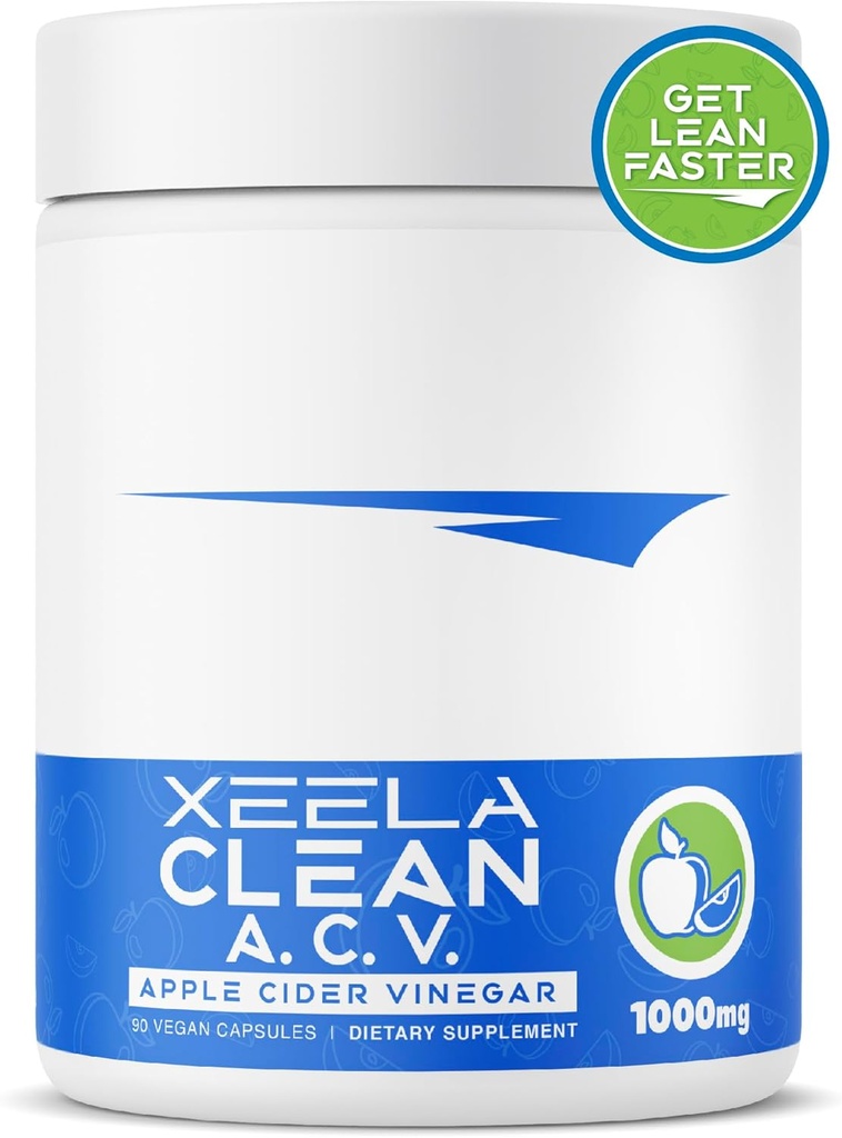 XEELA capsule de cidru de mere cu mama pentru bărbați și femei - apetit & Craving + managementul greutății pentru a obține Lean