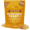 Non Fortified Nutritional Yeast Flakes, Whole Foods Based Protein Powder, Vegan, Gluten Free, Vitamins B, Beta-glucans, and All 18 Amino Acids (24 oz.)