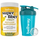 Bellway Super Fiber Powder + fructe, Ananas Pasiune fructe Shaker Sticla Bundle