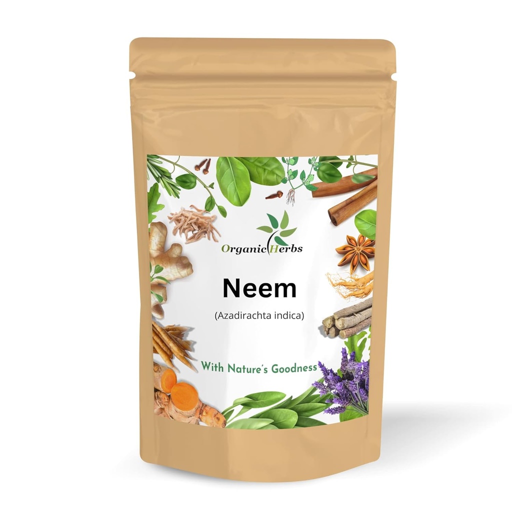Pure & Natural Neem frunze pulbere pentru piele curată fără pimple, Silky Hair & Hair Cleanser. (Neem Leaf Powder 145gm/5Oz)