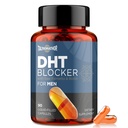 DHT Blocker pentru barbati cu Saw Palmetto & Biotin, Formula de crestere a parului in capsulele cu file lichid, Suplimente de pierdere a parului, Vitamine de crestere a parului, Blends Herbal Proprietate - 90 capsule (1 flacon)