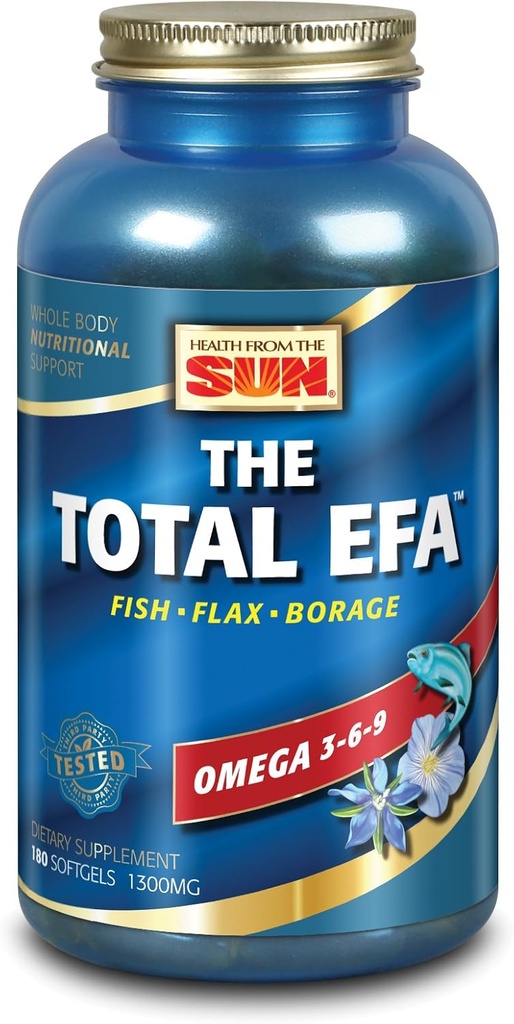 Sănătate de la Soare Total EFA, 180 Softgels