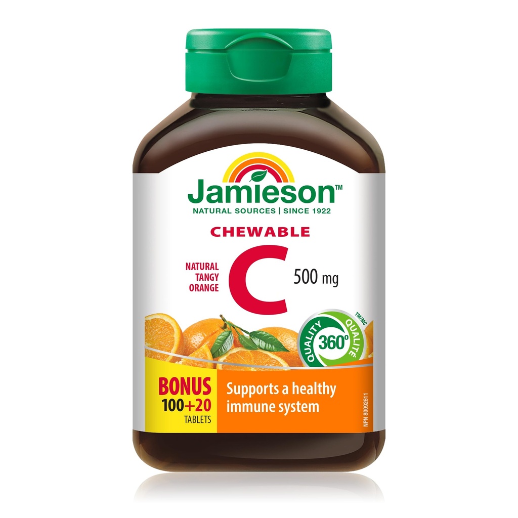 Jamieson Vitamina C Orange 500mg 120 comprimate