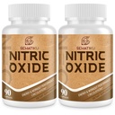 Suplimentul oxidului azotic, boosterul oxidului azotic & 6- in-1 Blend Phytonutrient pentru inimă, flux, imun - 90 capsule (2 flacon)