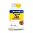 Enzymedica Digest Gold + Probiotice, 2-in-1 Formula pentru sanatate gutoasa, Enzime digestive & 1 Miliarde culturi probiotice active, 90 Conte (FFP)