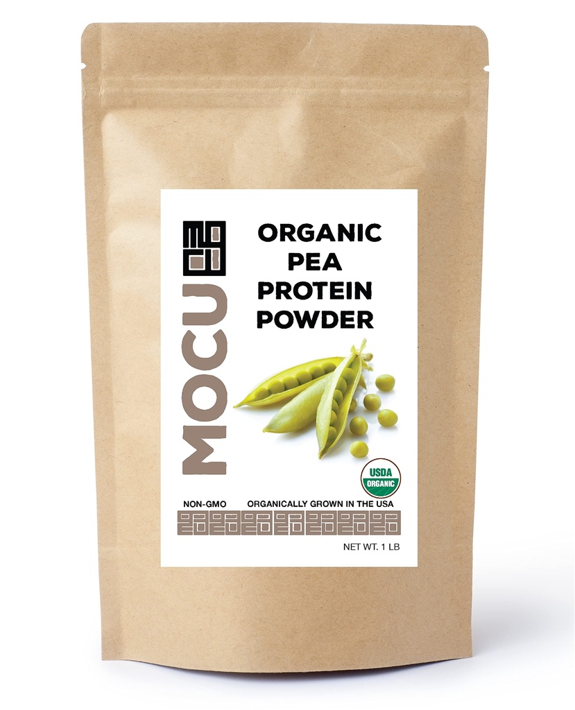 Certified Organic US cultivate proteine de mazăre I 80% I Lot testat pentru metale grele I 1 LBS I ambalate zilnic