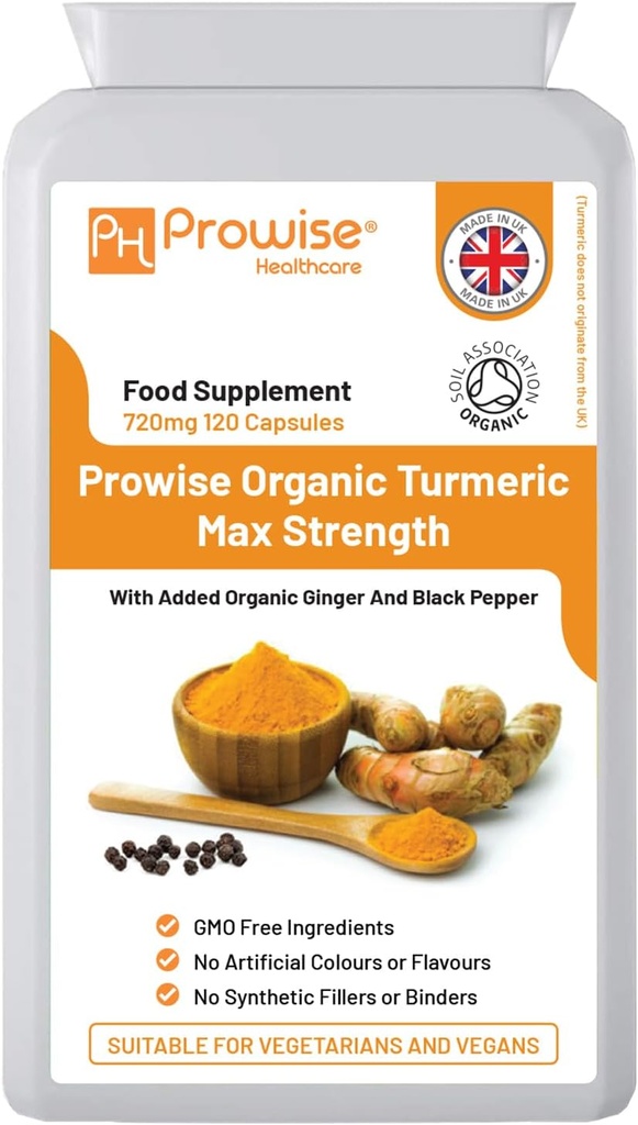 Curcumin Turmeric Organic 720mg - 120 capsule 