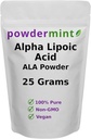 Pulbere de acid alfa lipoic (RS-ALA, ALA pură) (dimensiuni multiple) Antioxidant (Pudră ALA)