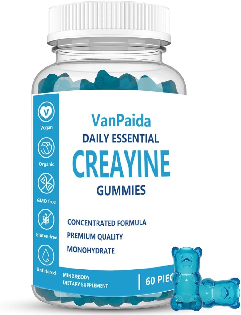 Creatine Gummies Monohidrat, Creatină masticabilă Monohidrat, Boost muscular, Boost energetic, Supliment pre-workout, Explozie îmbunătățită, Vegan, Suport de creștere musculară, Recuperare & Performanță, Gluten gratuit