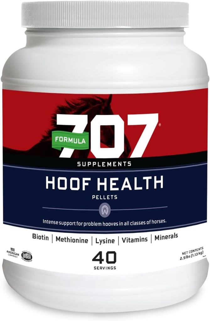 Formula 707 Hoof Health Equine Supplement, 2,5lb Jar 