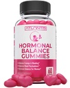 Atlantis Nutriție Echilibru hormonal pentru femei și gume de ajutor PMS - Alleviates Crampe, Blooting, Swings Mood, Hot Flashes & Night Sweats - Cranberry, Dong Quai & Chasteberry Menstrual Cramp Relief