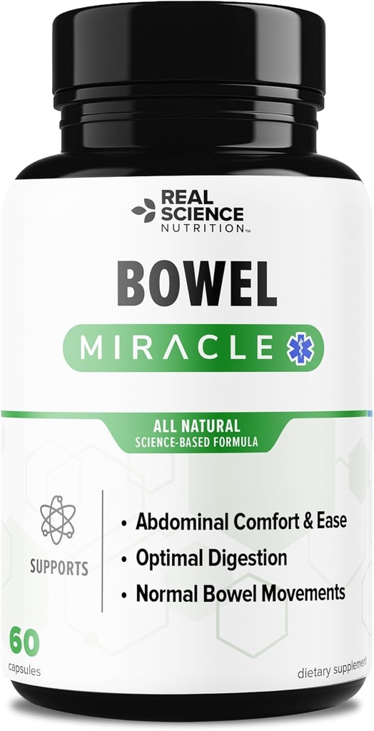 Oferte Bowel Miracle: Solutie naturala pentru sanatate gutoasa, Disconfort abdominal, Formula Bowel Inferioara, Ajutor IBS si Blooting cronic