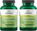 Swanson Probiotic Complex 4.2 Miliarde CFU 5-Tren Digestiv Sănătate Fat Metabolism Satety Prebiotic FOS Supliment 120 Veggie DRcaps (2 ambalaj)