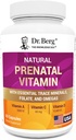 Dr. Berg Vitamine naturale prenatale pentru femei (Pregnant & Nursing) - Vitamine prenatale cu folic, vitamine, minerale, Omegas, &11 Superalimente puternice - Femei Multivitamine prenatale - 60 Capsule