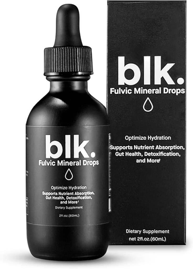 PH 8+ Natural Minerale Alkaline Water Drops Electrolit Infuzat cu fulvin și aminoacizi, Zero Sugar, 2oz.