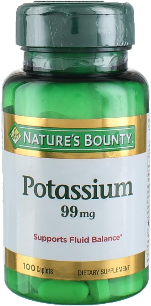 Potasiu Gluconat 99mg, 100 Caplete (Pachet de 4)