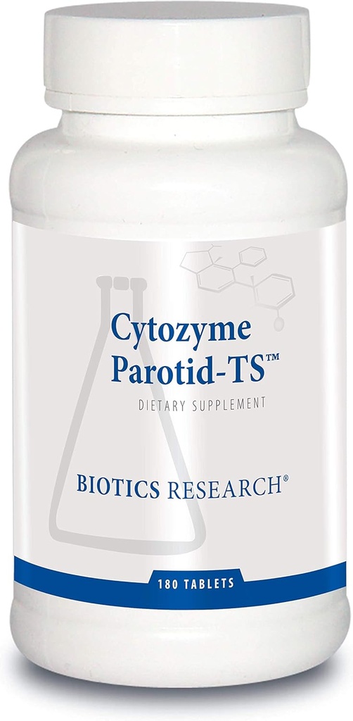 Biotice de cercetare Citozyme Parotid TS Parotid concentrat, Digestive Health, Susţine Parotid Gland Funcţionare, Foster Enzyme Producţie, SOD, Catalase, Potent Antioxidant Activitatea 180 Tablete