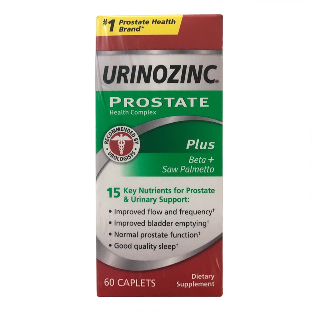 URINOZINC PROSTATE Health Complex Plus Beta+Saw Palmetto 60 CAPLETE