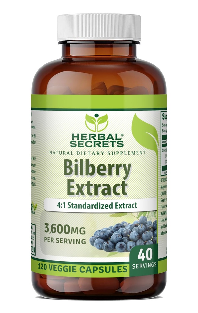 Secrete vegetale Extract de afine 300 Mg 