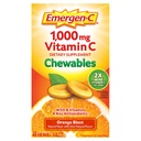 Emergen-C Vitamine masticabile C 1000mg, cu vitamine B și antioxidanți comprimat (40 Număr, Orange Blast Flavor), Supliment alimentar