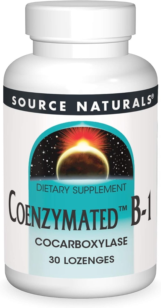 Sursa Naturals Coenzimated B-1, Cocarboxilase, 25 Mg, 30 Conte