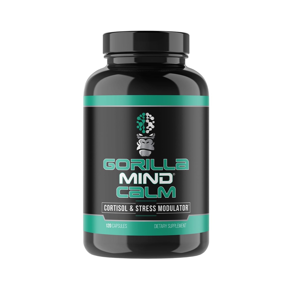 Gorila Minte Calm (120 capsule) - Relaxare potent & Stress Reducere 