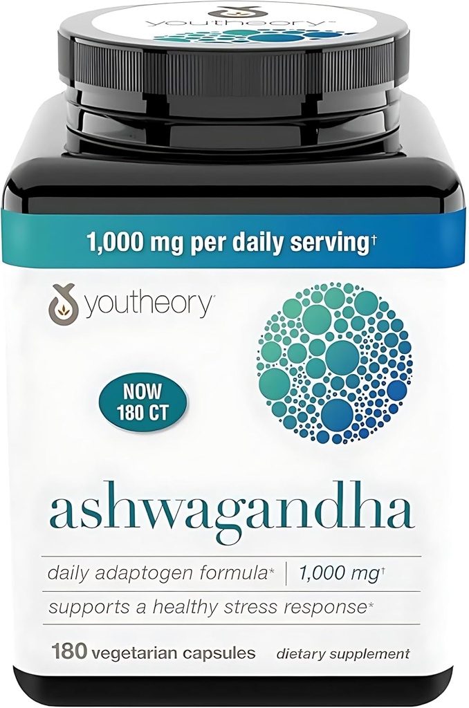Generic Ashwagandha Supliment Organic KSM-66 Ashwagandha Vegetarian Supliment 180 Capsule, 1000 mg pe zi de servire, Ajutor de sprijin Managementul stresului sănătos, răspuns clar