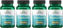 Swanson Melatonin - Supliment vegetal - Somn şi relaxare - (120 capsule, 3mg fiecare) 4 cutii