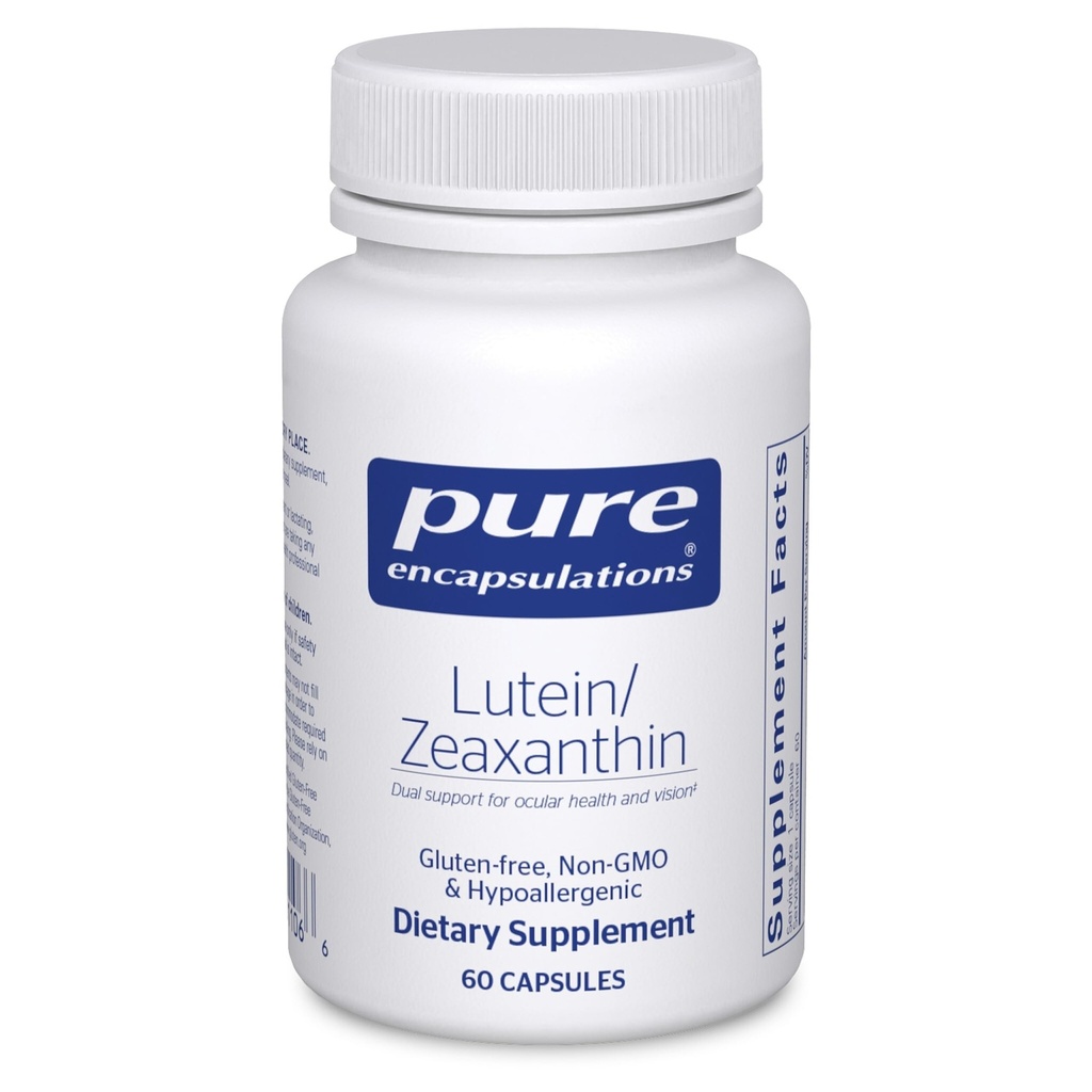 Pure Encapsulations Lutein & Zeaxanthin - Supports Global Vision* - Menţine pigment macular & Eye Health* - Antioxidant Support* - Vegan- Friendly & Non-GMO - 60 Capsule