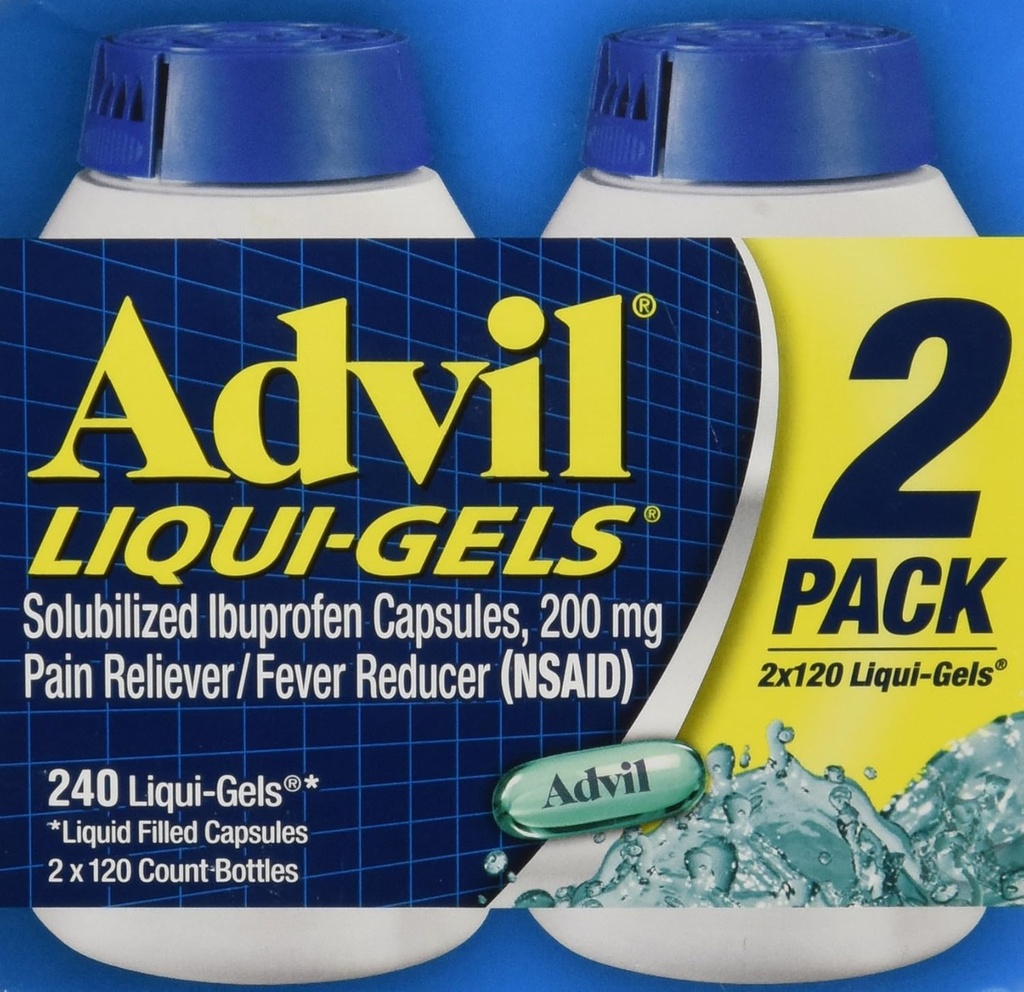 Advil Liquigels, 200 Miligrame, 240 Conte 200mg