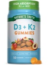 Adevărul naturii Vitamina D3 + K2 Gumies 
