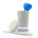 EQUADOSE Pill Crusher pentru adulți, Seniori & Animale de companie, Pug Tablet Grinder Pulverizer pentru alimentarea cu tuburi, Pet Meds, Easy Swallowing, Fine Powder Crusher pentru medicamente, Travel-Friendly și ușor de utilizat