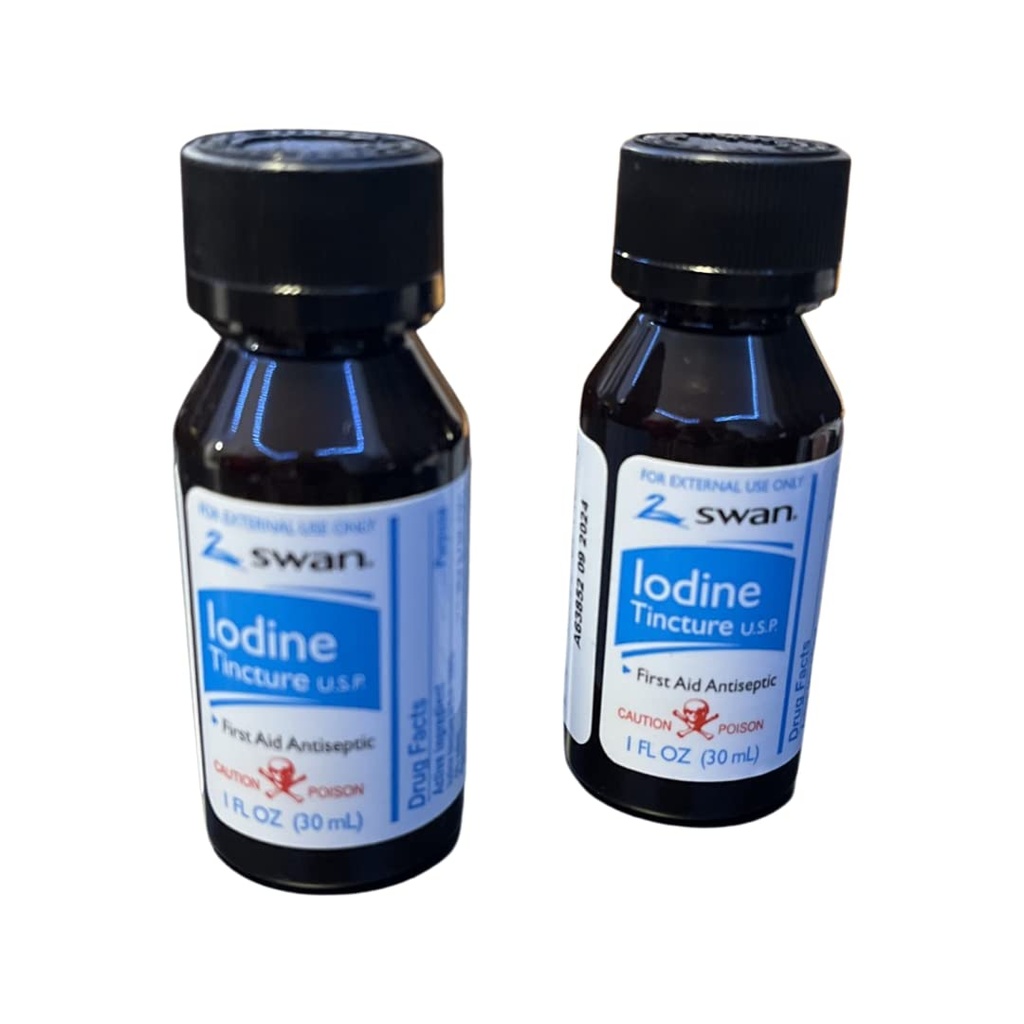 Antiseptic 2% iod USP, 1 flacon Oz, 2,4 sau 6 ambalaj (6)