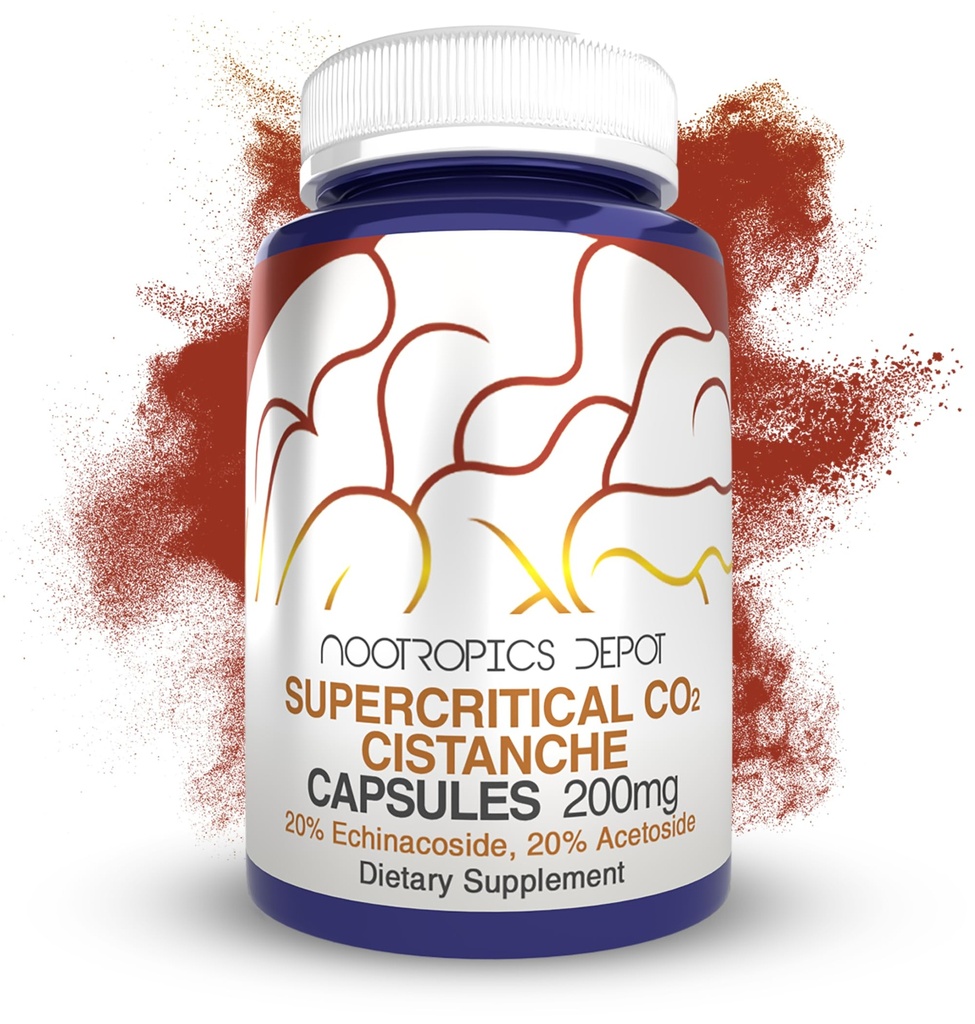 Nootrops Depot Cistanche Supercritice capsule de extract de CO2 