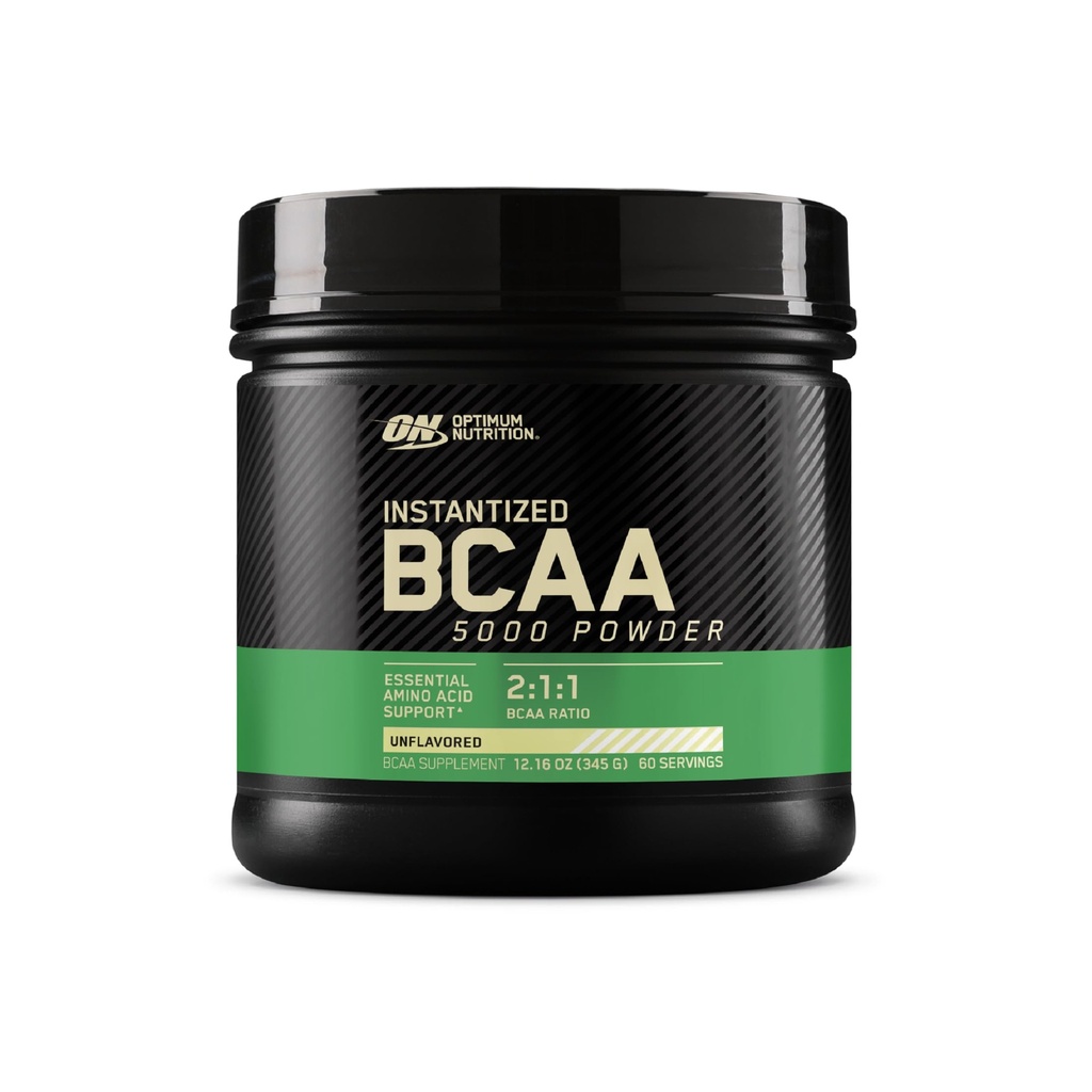 Optimum Nutrition Instantized BCAA Powder, Nearomated, Keto Friendly Ramking Chain Essential Amino Acids Powder, 5000mg, 60 Servings (Packaging May Vary)