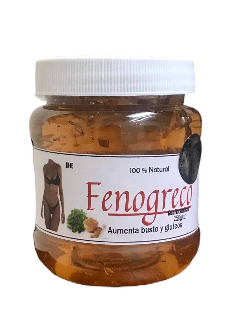Gel De Fenogreco, Aumenta Bustos y Gluteos, Quema Grasa de Manera 100% Natural/Fenogreco Gel Burns Fat, Creste sanii si cresterea fundului cu ingrediente naturale. Dist by Alebrije Imports