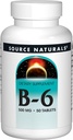 Sursa Naturals Vitamina B-6, 500 mg Immune System Support - 50 comprimate