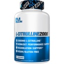 Evlution L-Citrulline2000 Suplimentul oxid nitric pentru barbati Nutritie mare L Capsule citruline pentru cresterea fortei musculare si pompe intensive - Booster oxid nitric pe baza de plante