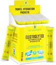 KEY NUTRIENTS Multivitamine Electroliti Hidratare Pachete - Reîmprospătare Lemonade Post Antrenament și recuperare 40 Pack - Fără zahăr, fără calorii - Praf de hidratare călătorie