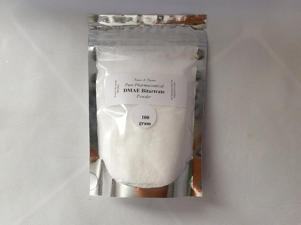 DMAE Bitartrat pulbere: Pur (≥100 grame) Skin Tightening, Winkle Reducting Topical/Oral