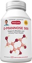 ANDREW LESSMAN D- Manose 500mg - 60 capsule - Suportă Bladder, Rinichi, și Urinal Tract Health. Pur, Non-GMO D-Mannose. Fără aditivi. Capsule mici uşor de înghiţit