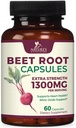 Capsule rădăcină de sfeclă 1300mg - extra puterea Red Beetroot pulbere Suplimentul 