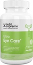 Nutri Cercetare Supremă Ultra Îngrijire ochi cu lutein pentru sănătatea ochilor și Wellness, 120 Capsule vegetariene, Kosher