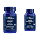 Extensie de viaţă Super Ubichinol CoQ10 60 Softgels şi Optimizat Resveratrol Elite 60 Capsule vegetariene Bundle
